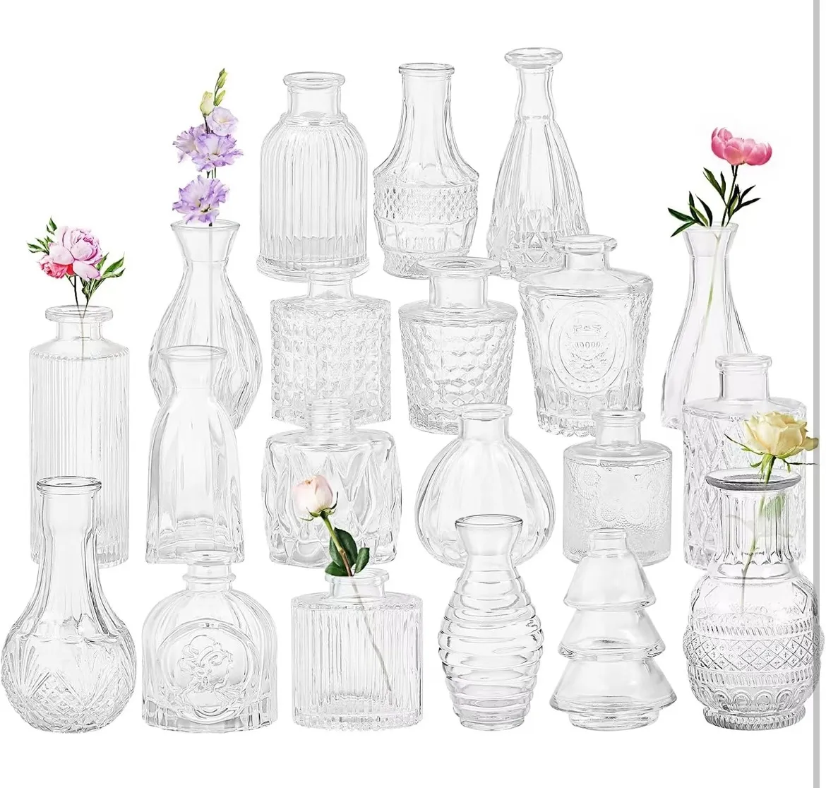 Clear Bud Vases