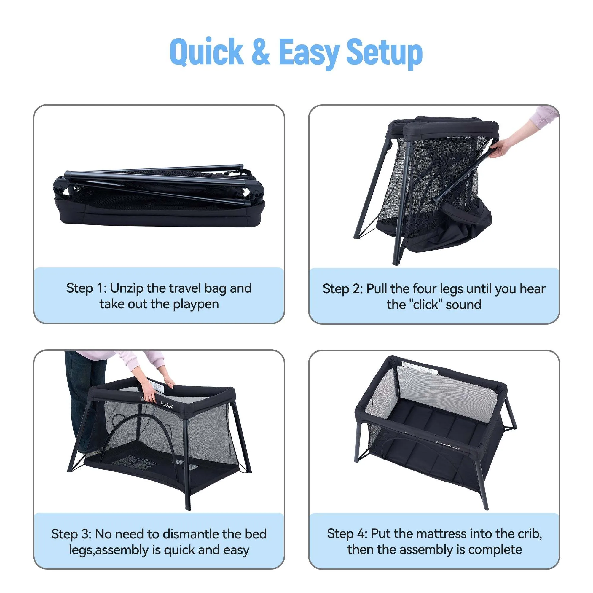 Small Foldable Crib