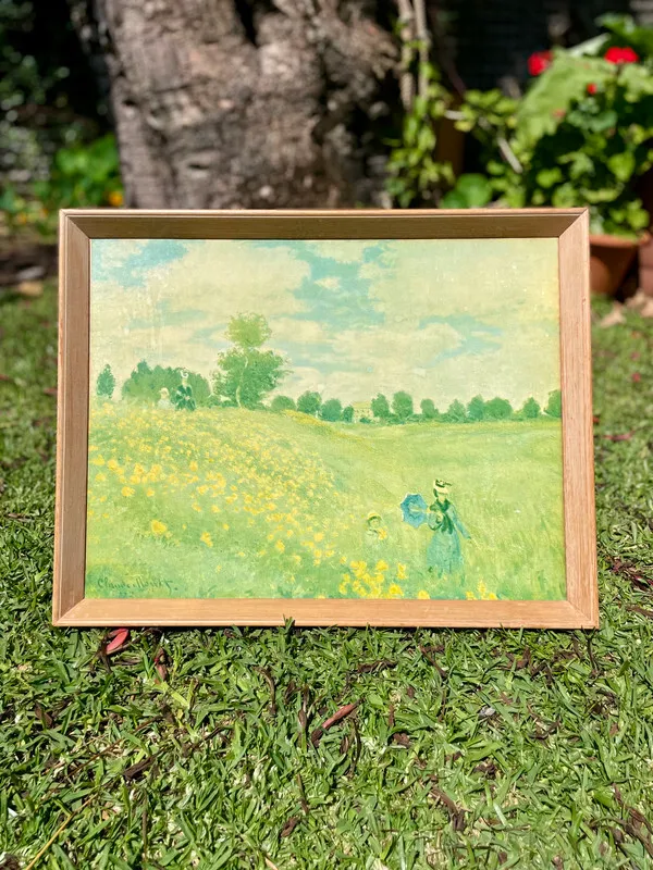 Framed Reproduction of 'Les Coquelicots' by Claude Monet