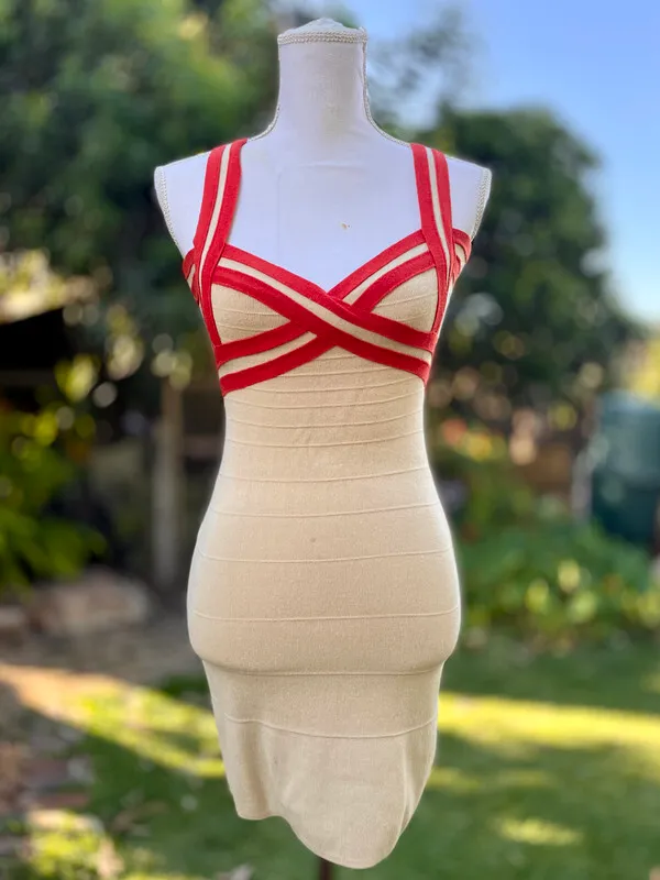 Stretch Knit Bodycon Bandage Dress