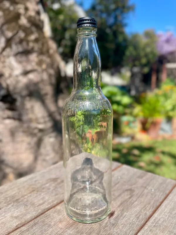 Clear Glass Bottle 2
