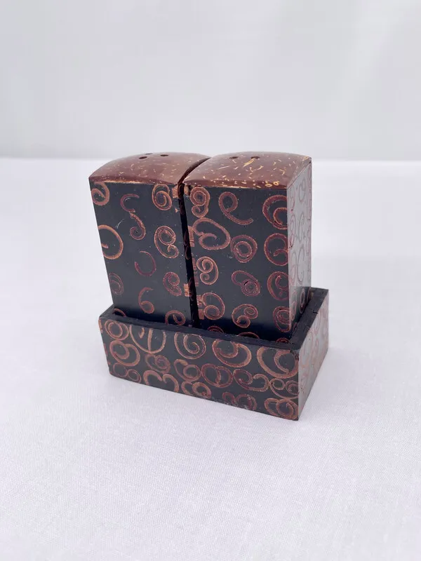 Patterned Salt & Pepper Shakers