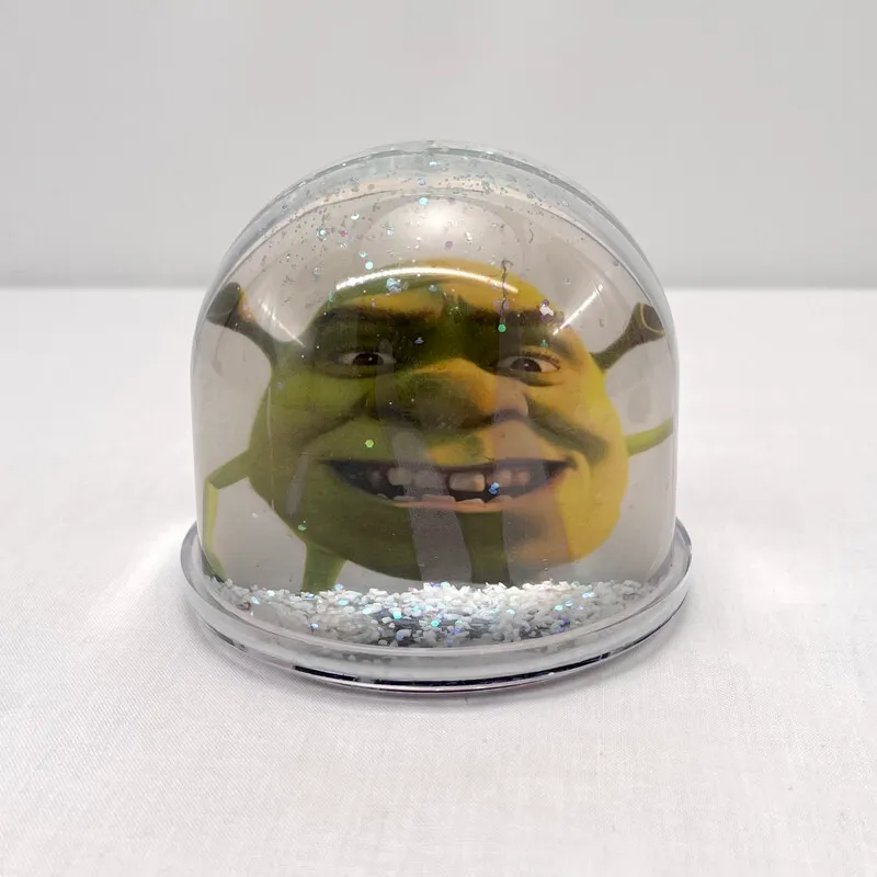 Shrek x Mike Wazowski Large Glitter Snowglobe