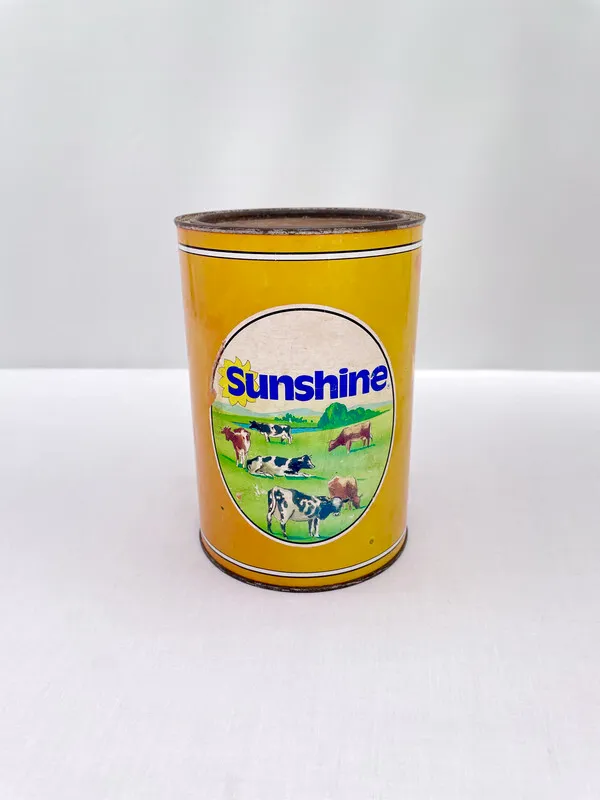 Vintage Sunshine Instant Milk Tin