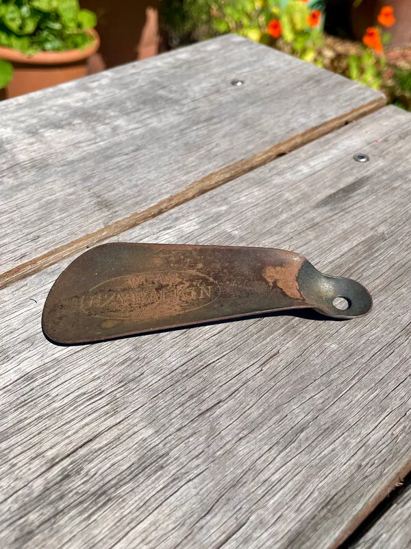 Vintage Metal Shoehorn