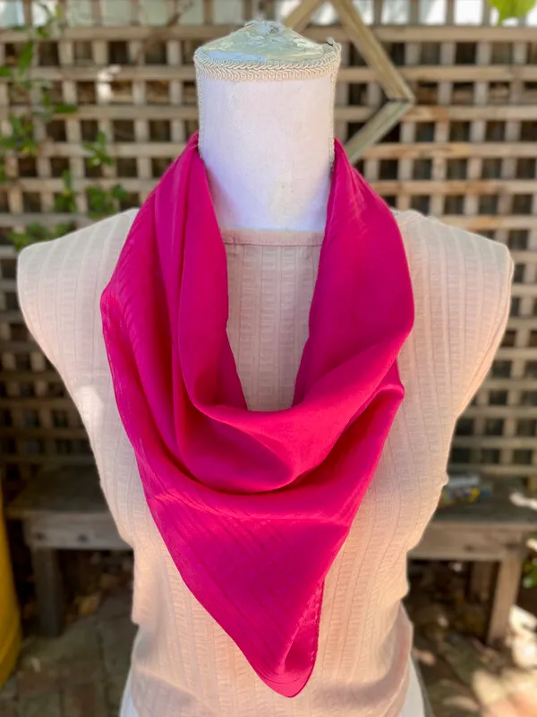 Pink Square Scarf