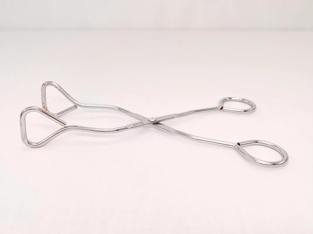 Silver Vintage-Style Serving Tongs