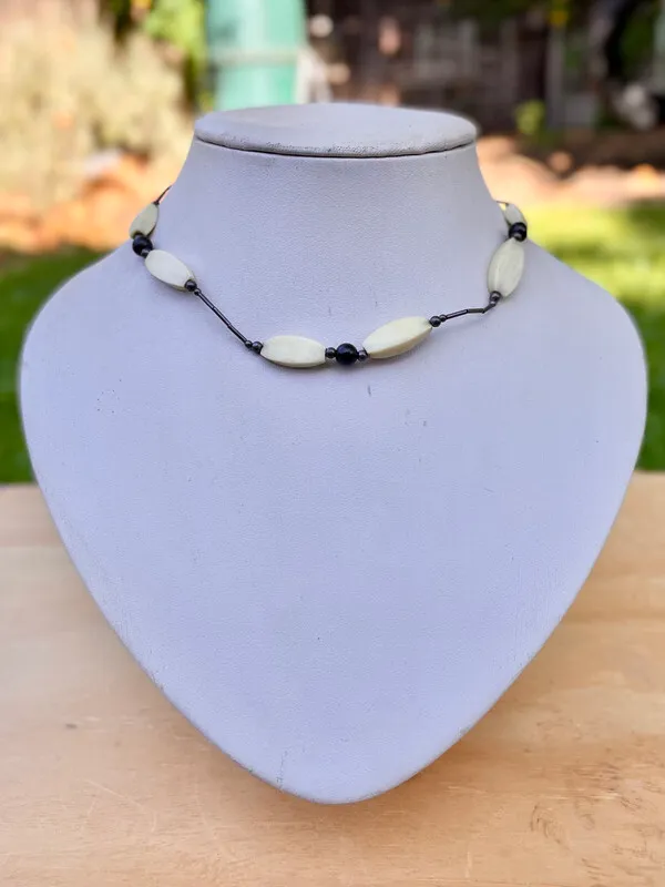 Choker Necklace with Beads