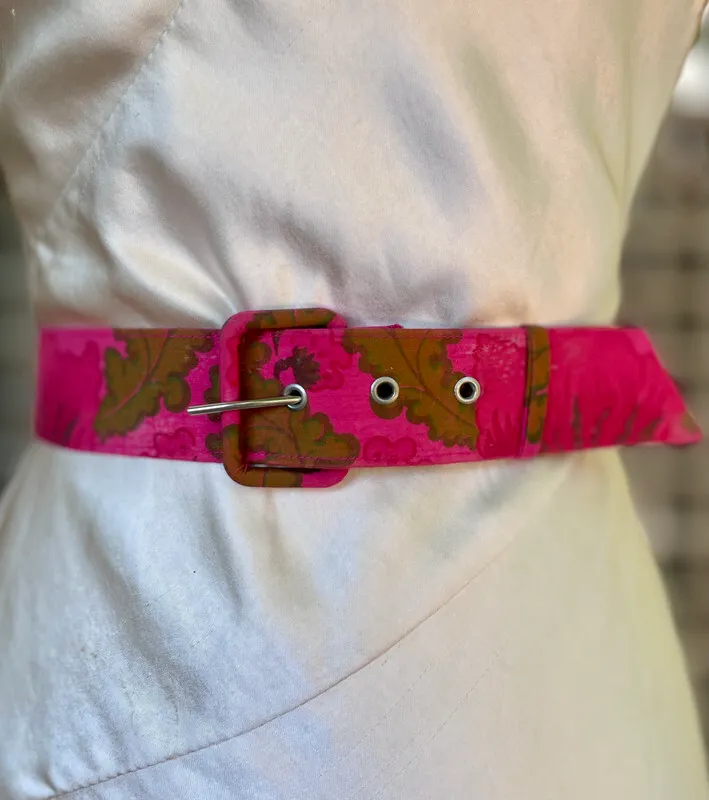 Flora Patterned Belt