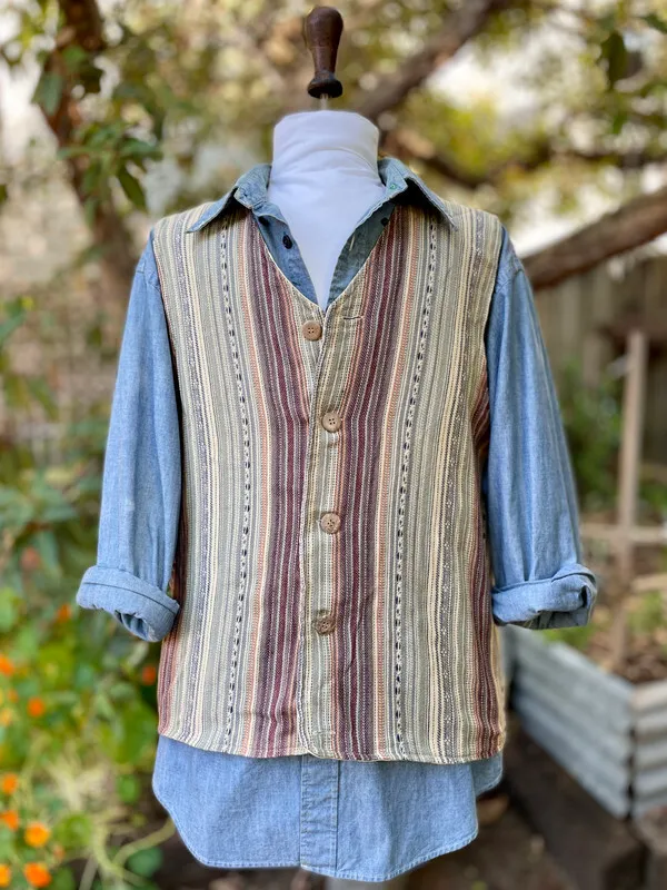 Cotton Striped Vest