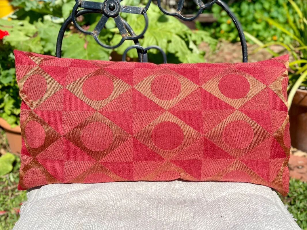 Rectangular Cushion with Graphic Print