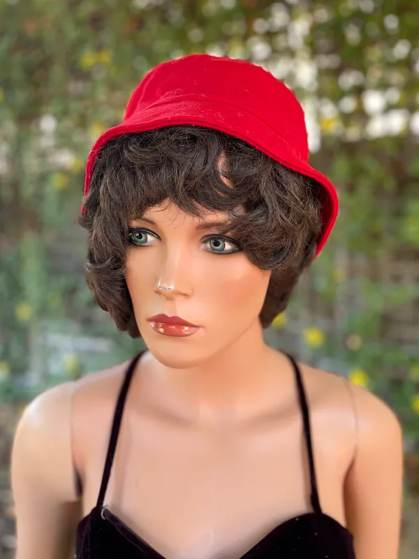 Red Bucket Hat