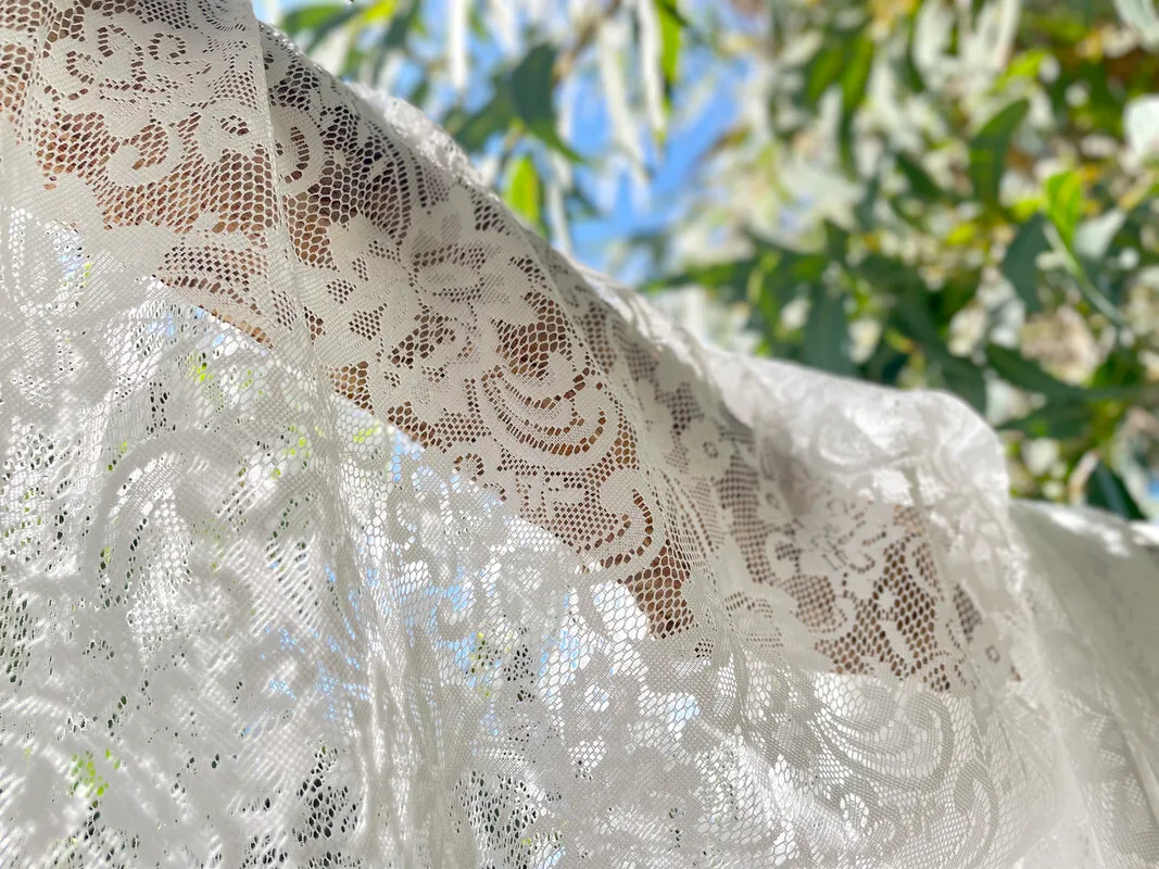 White Lace Curtains 1