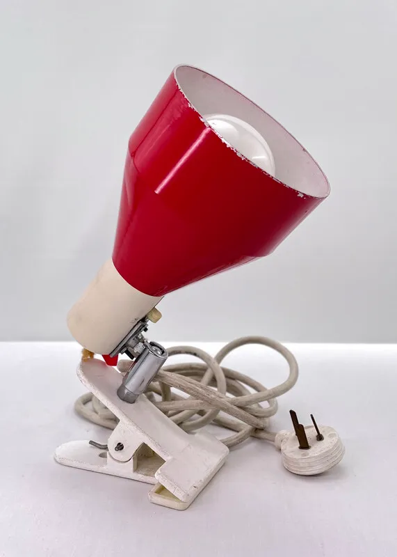Red Clamp Spot-Lamp