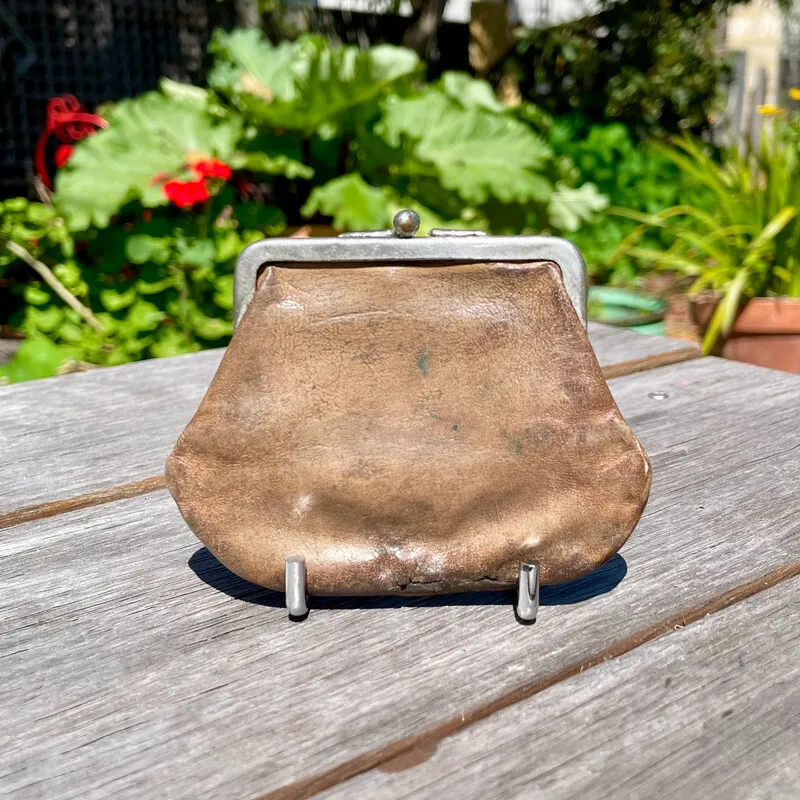 Large Brown Coin Purse