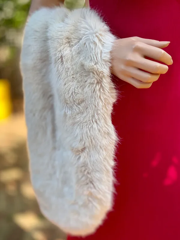 White Fur Stole