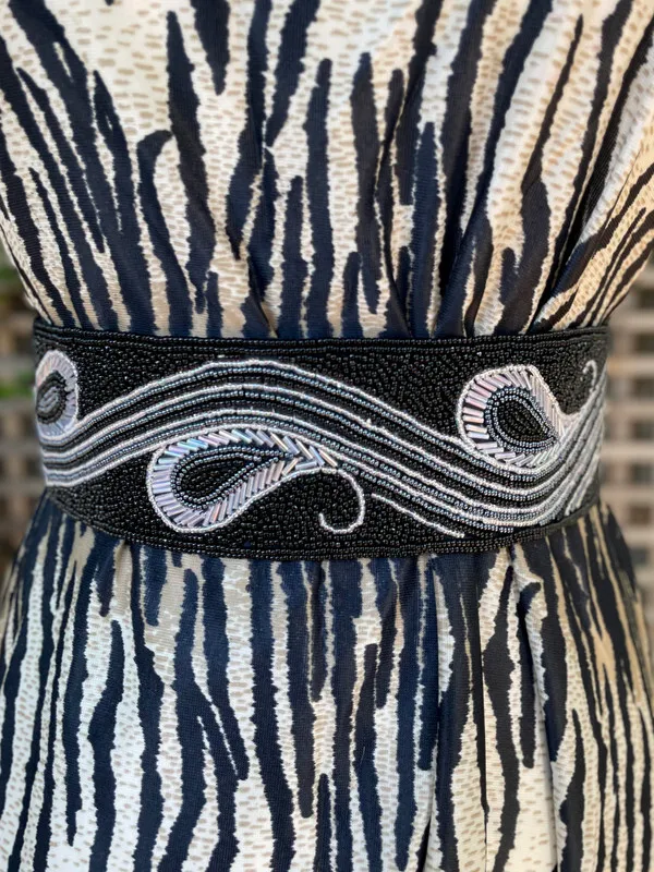 Patterned Beaded Belt