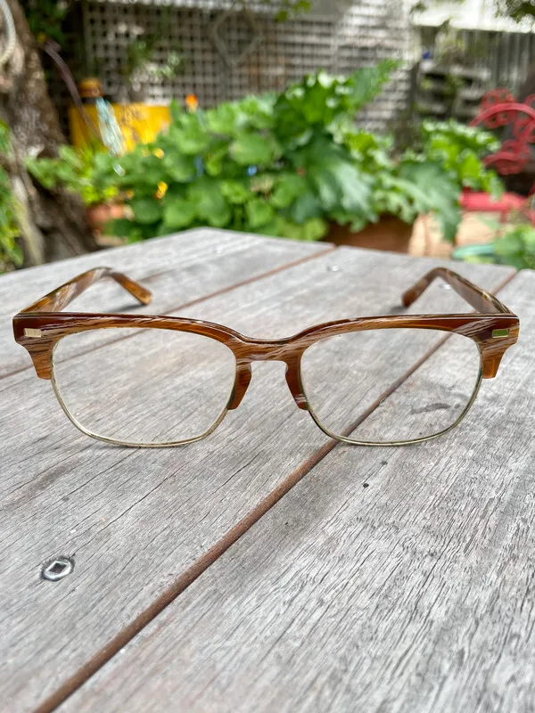 Wood Textured Glasses