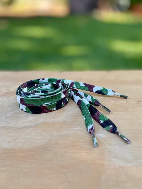 Camo Pattern Shoelaces
