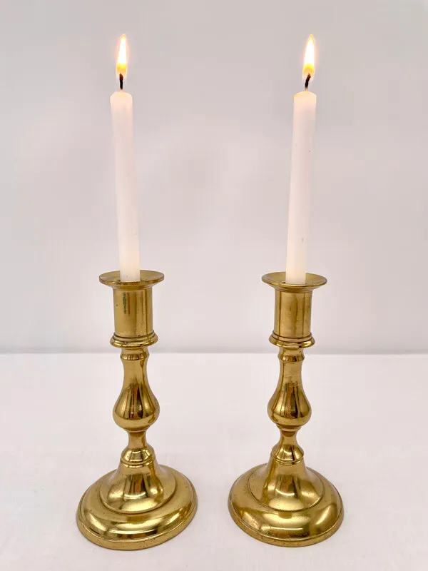 Vintage Gold Candlesticks