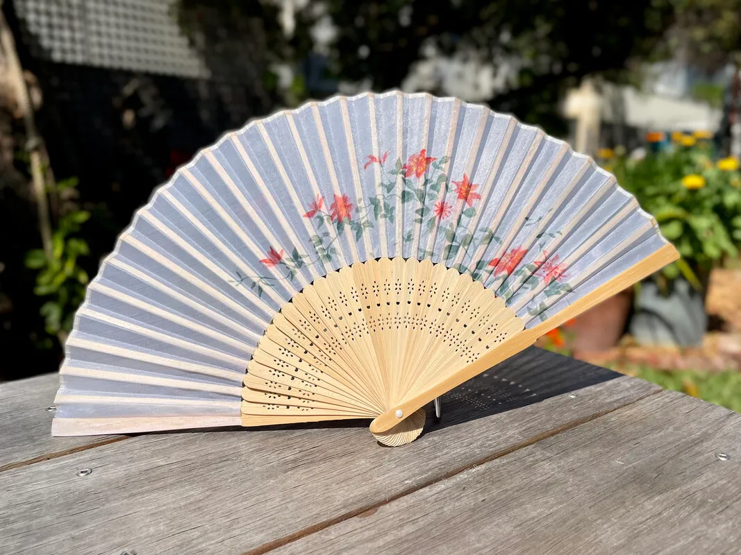 Floral Hand Fan