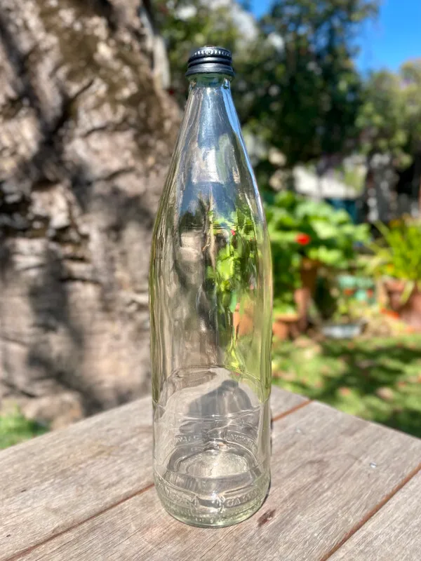 Clear Glass Bottle 1
