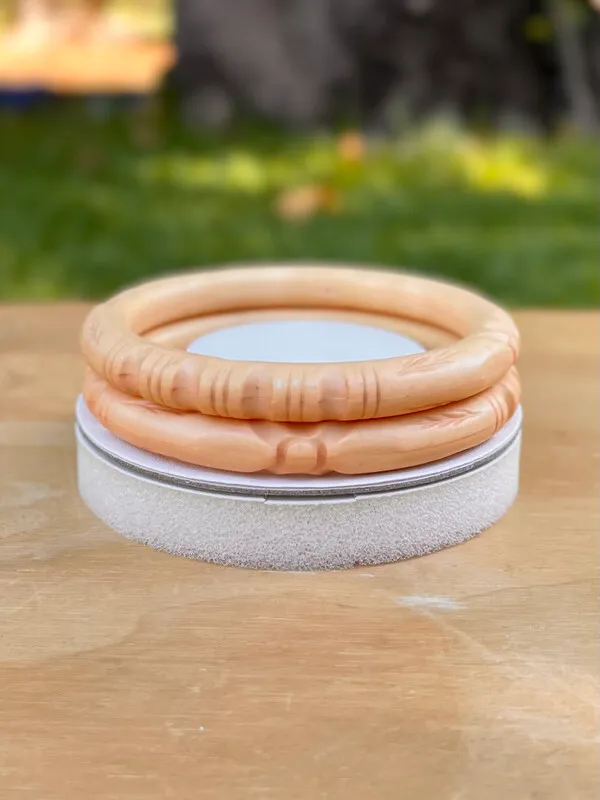 Ivory Carved Bangles