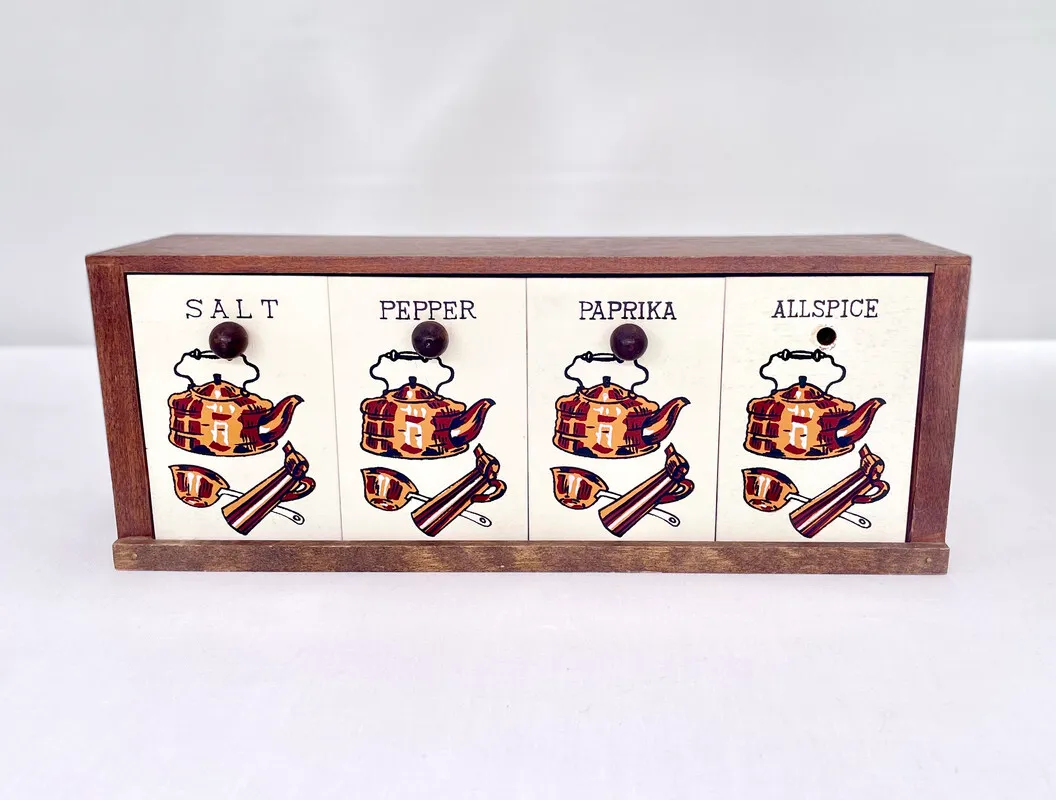 Four-Drawer Spice Rack