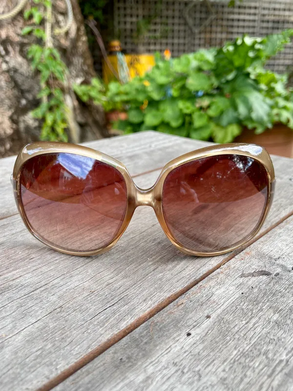 Large Brown Tinted Sunglasses