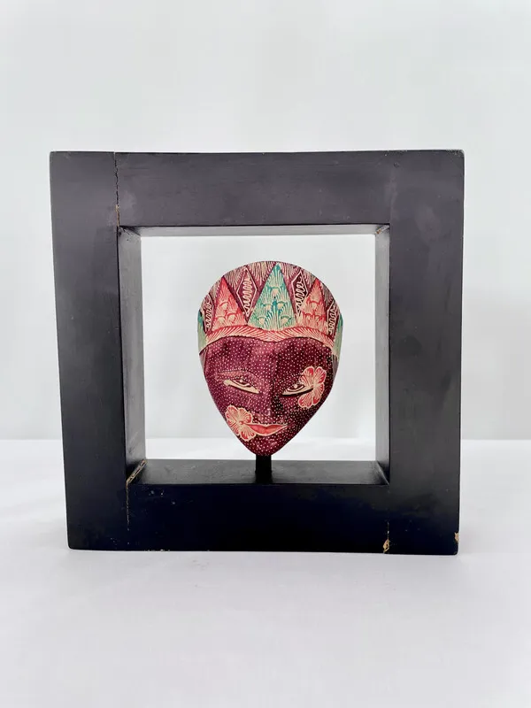Indonesian Carved Mask Art