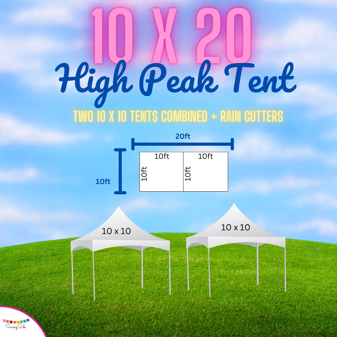 10x20 High Peak Frame Tent