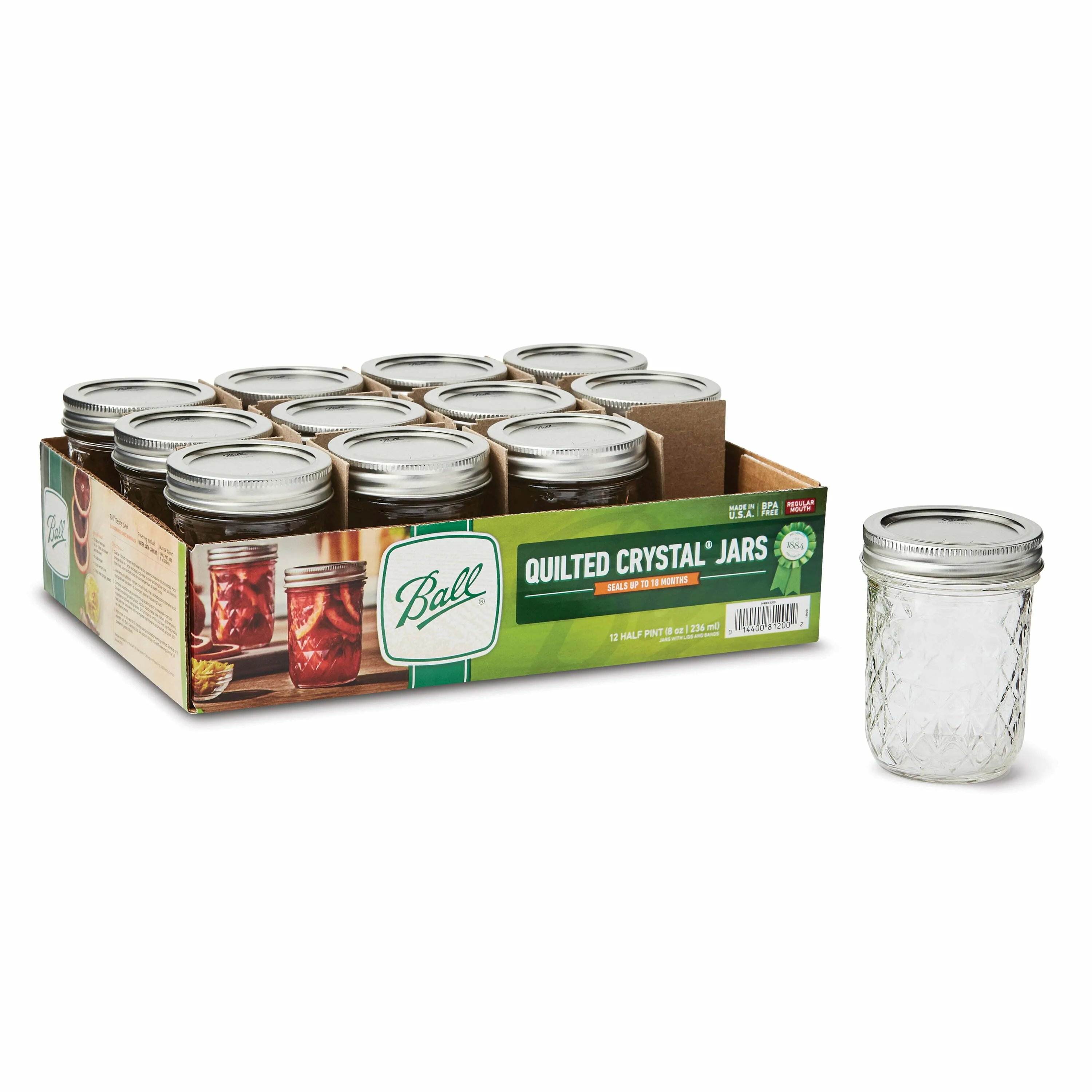 Mason Jars - 8oz (Case of 12)