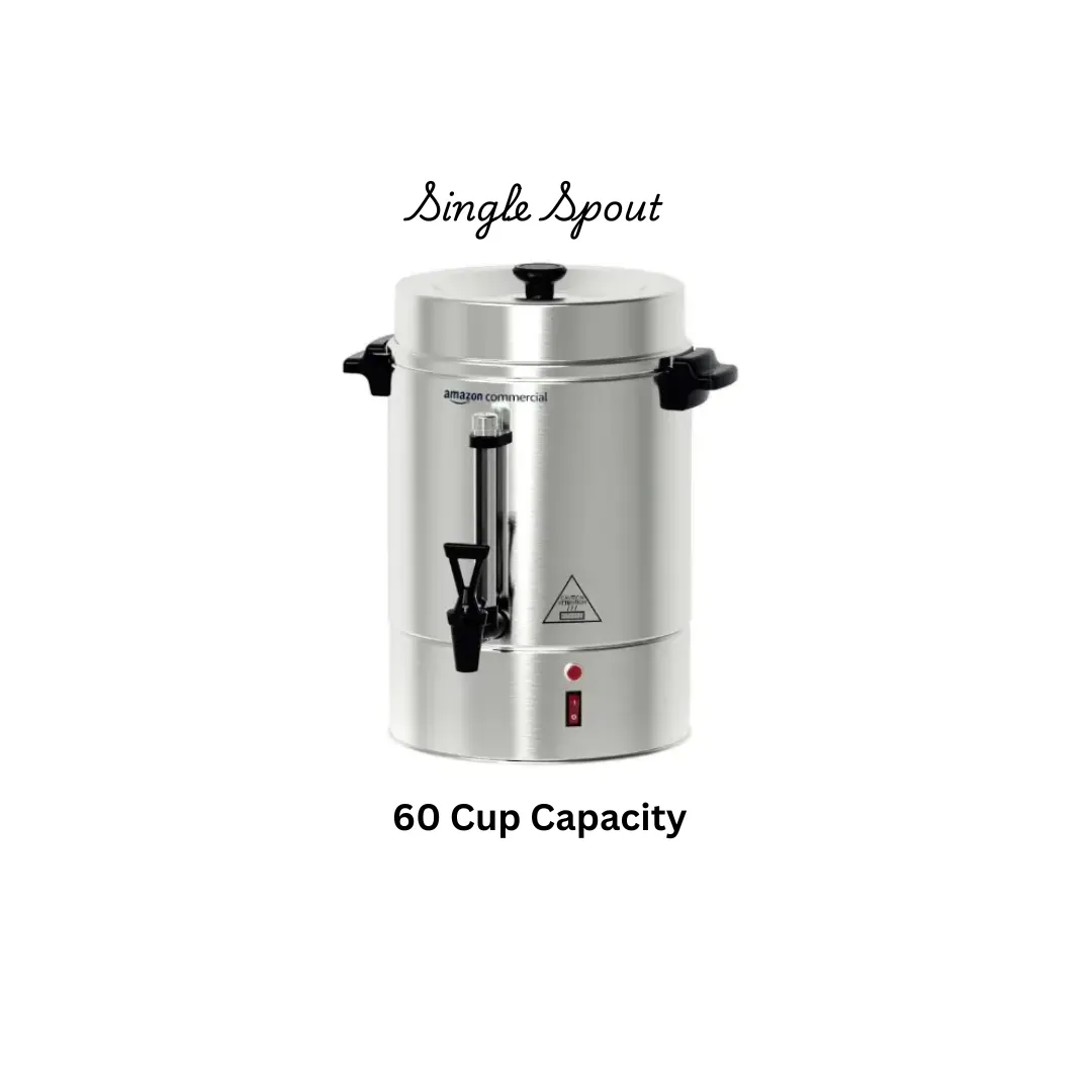 Hot Water Urn -  SINGLE SPOUT (60 Cup Capacity) 