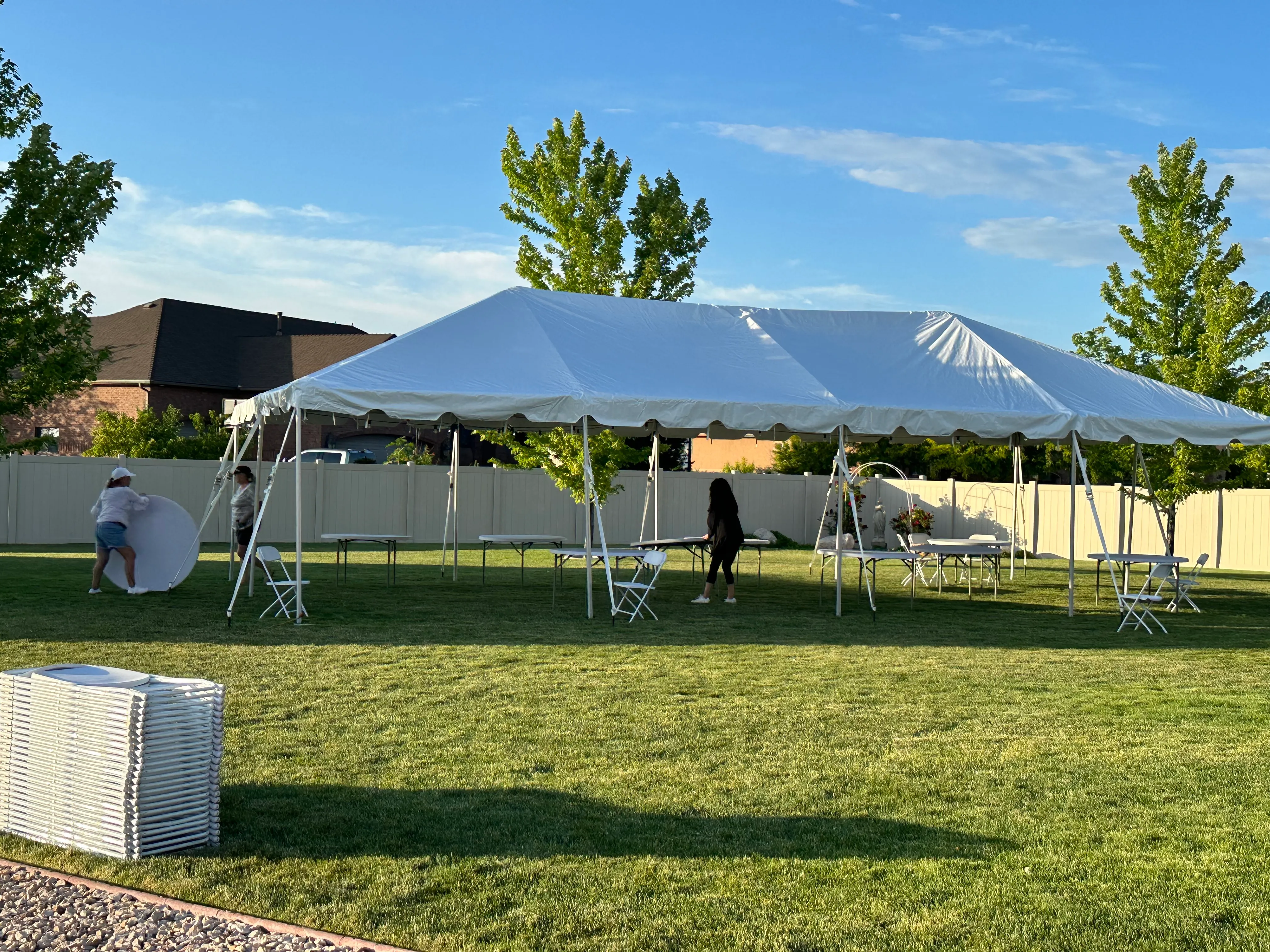 20x40 Classic Frame Tent - DIY