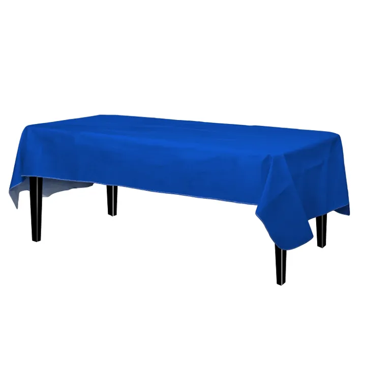 Plastic Table Cover (Blue) 54in x 108in