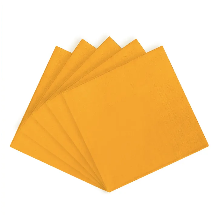 Disposable Napkins - Neon Yellow (16ct)