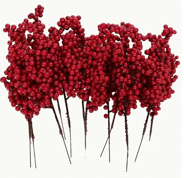 DECOR - Red Berries (12 pieces) 