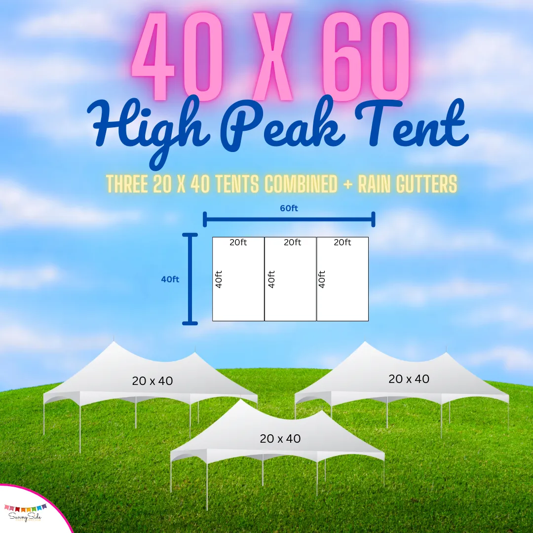 40x60 High Peak Frame Tent 