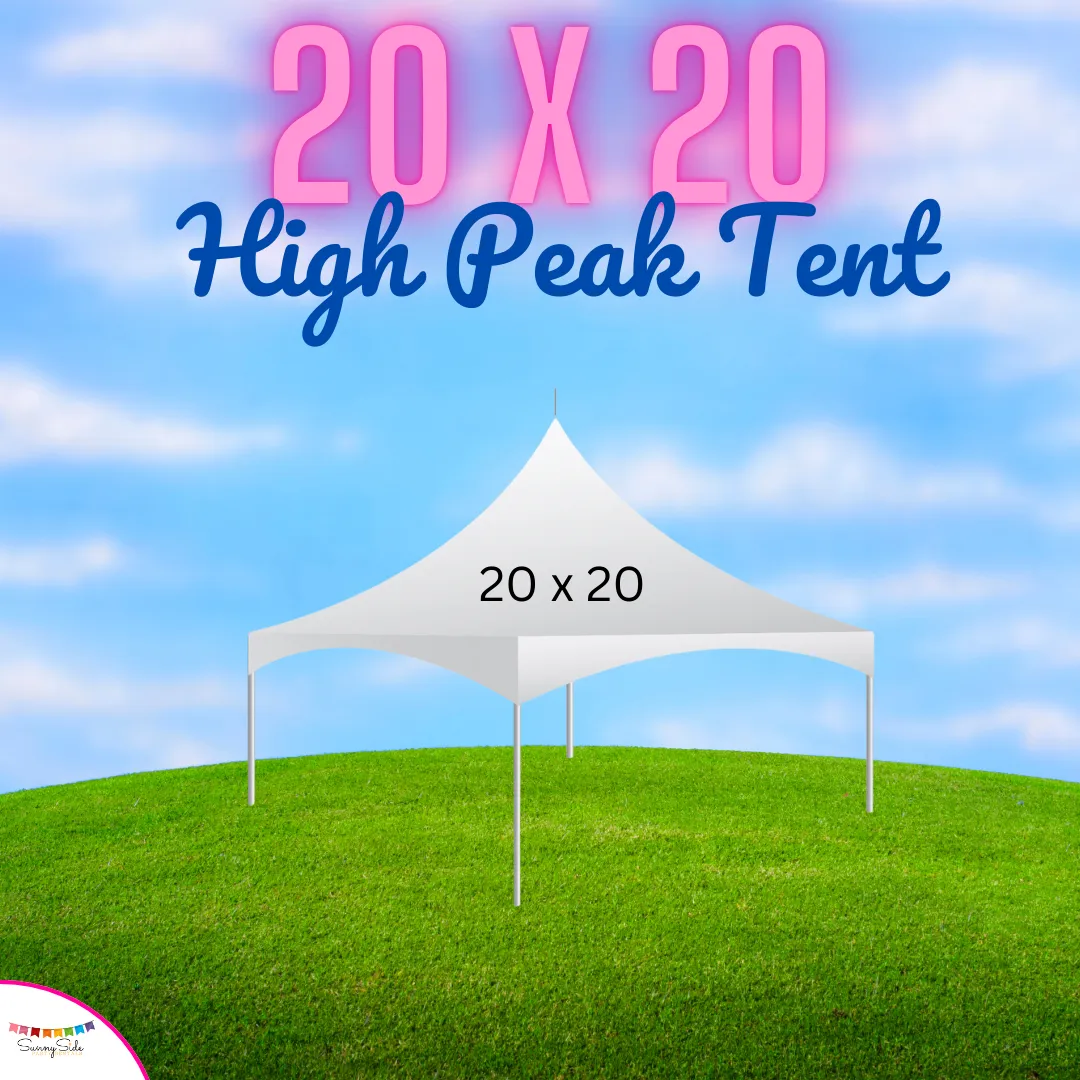 20x20 High Peak Frame Tent 