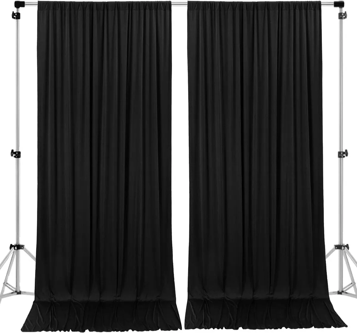 Pipe & Drape: Black Drape Panel