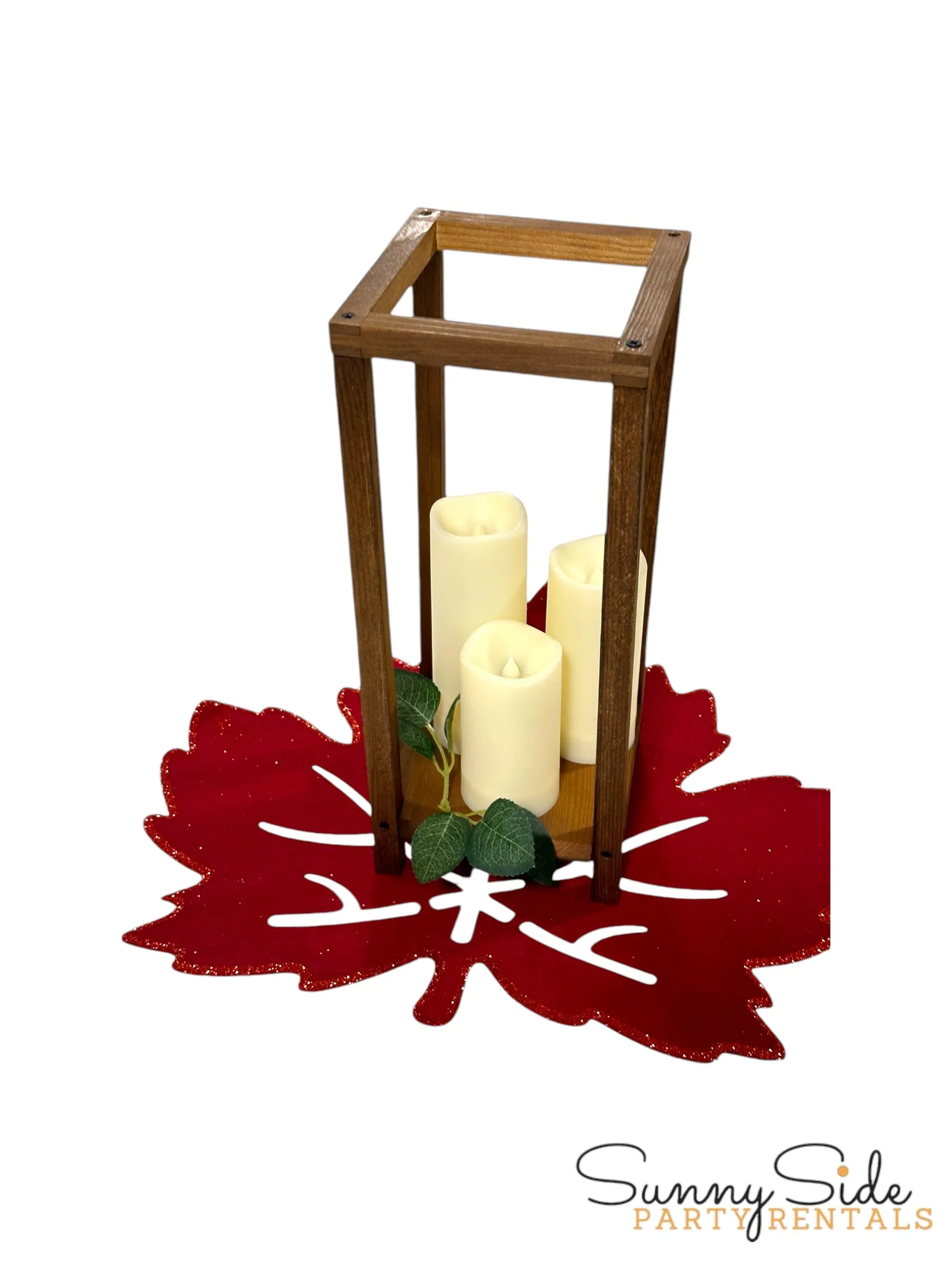 CENTERPIECE SET - Red Leaf Set #1