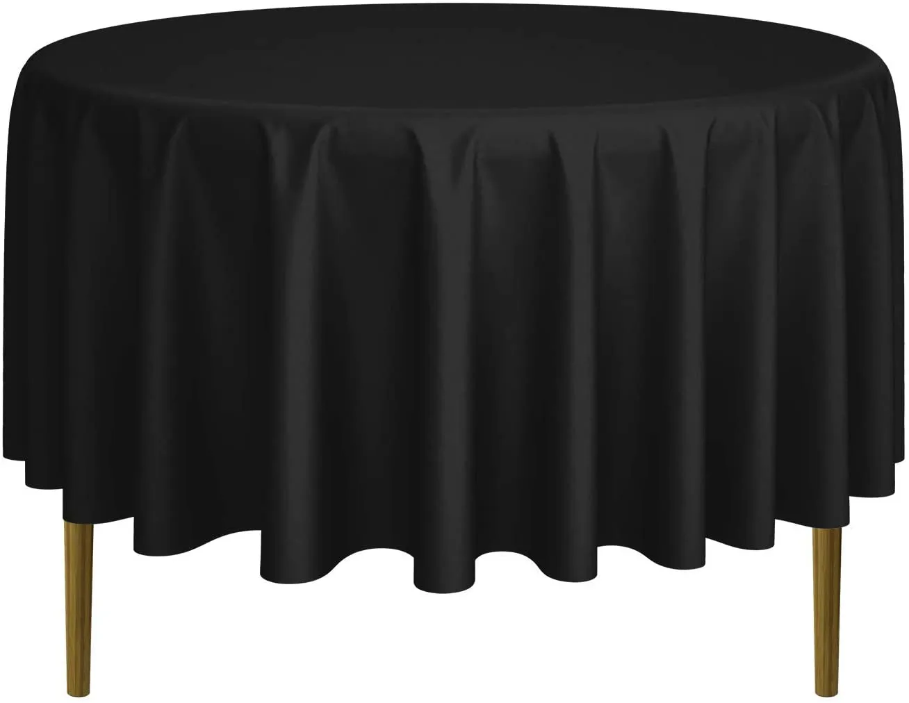 Round 90in Table Linen (Black)
