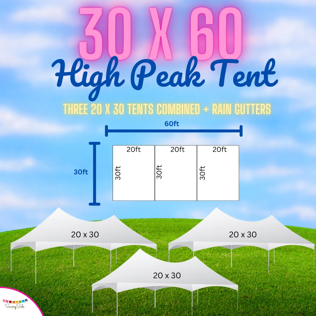 30x60 High Peak Frame Tent 
