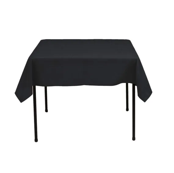 Square Table Linen (Black) 85in x 85in
