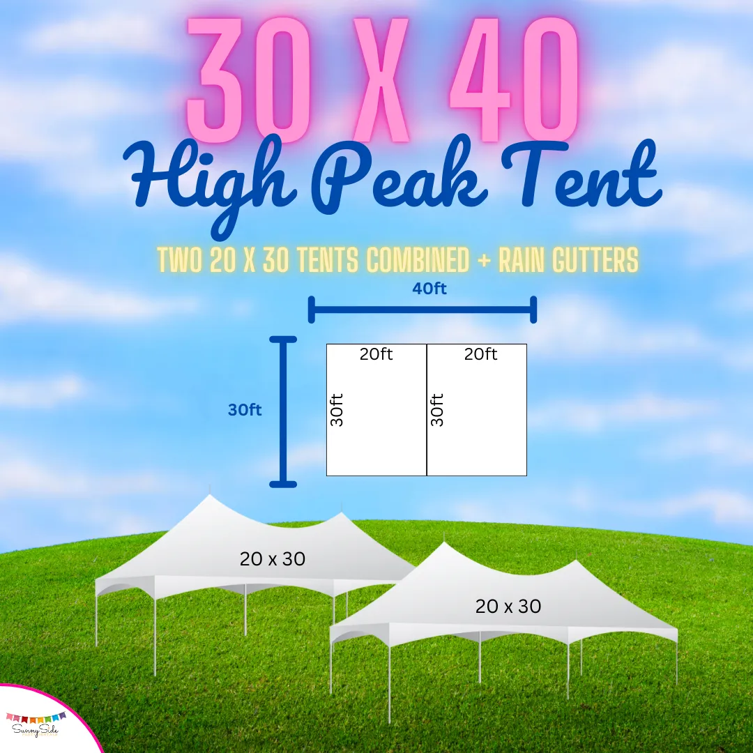 30x40 High Peak Frame Tent