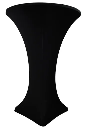 32in Cocktail Table Stretch Linen (Black)