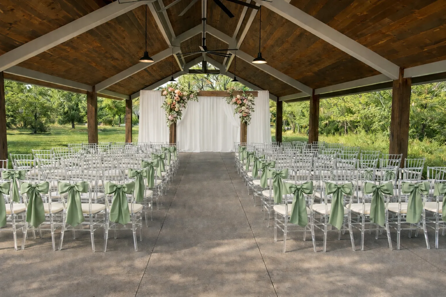 The Timber Pavilion - CEREMONY (100 Guests) 