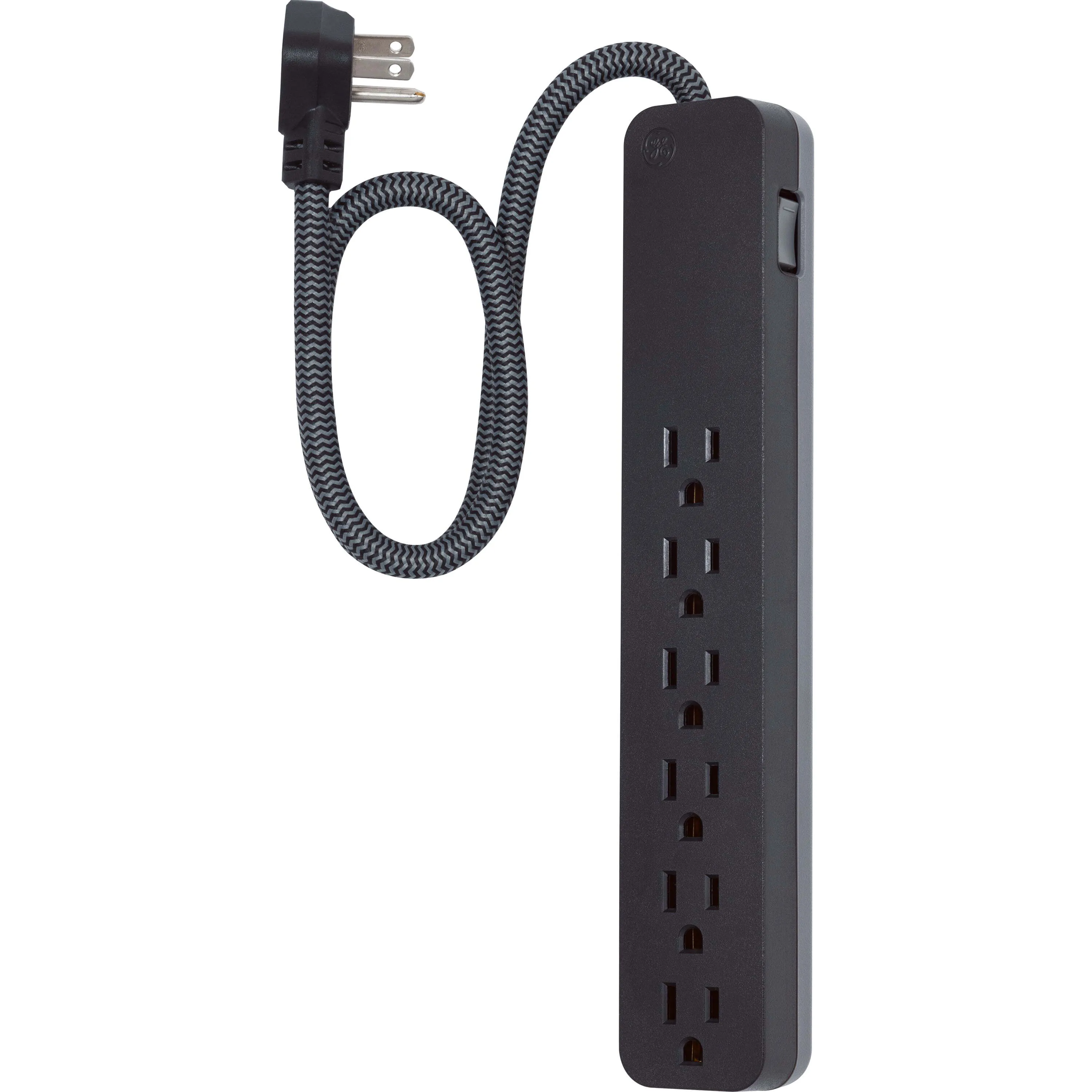  6-Outlet Surge Protector (Black)
