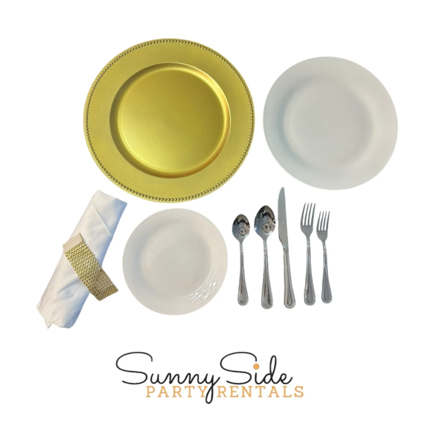 Dinner Dishes BUNDLE -  GOLD (10 Guests) 