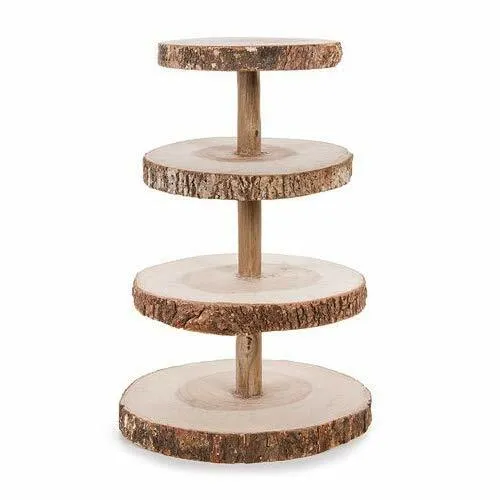 Wood Dessert Stand